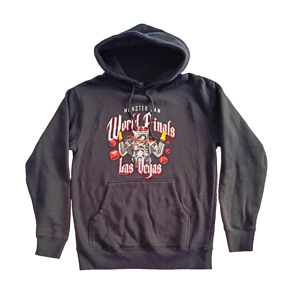 Monster Jam World Finals Las Vegas 2015 Black Hoodie Size S